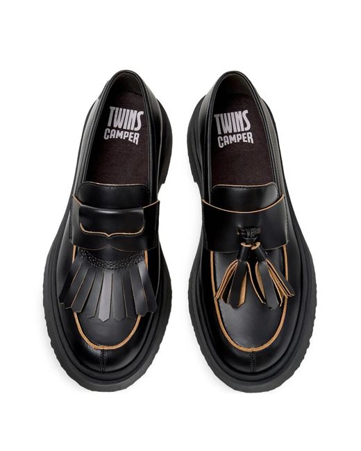 Camper Black Mocassini for men