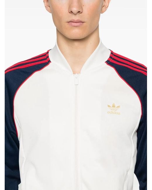 Adidas Red Sst Adicolor Track Jacket for men