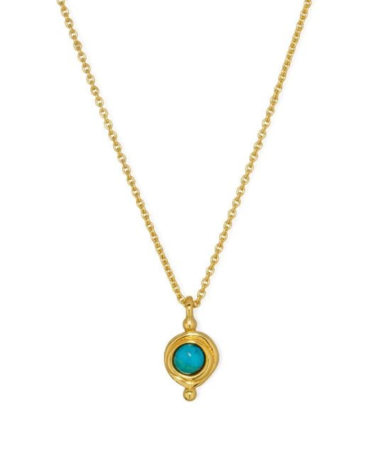 Ottoman Hands Metallic Pendant Necklace
