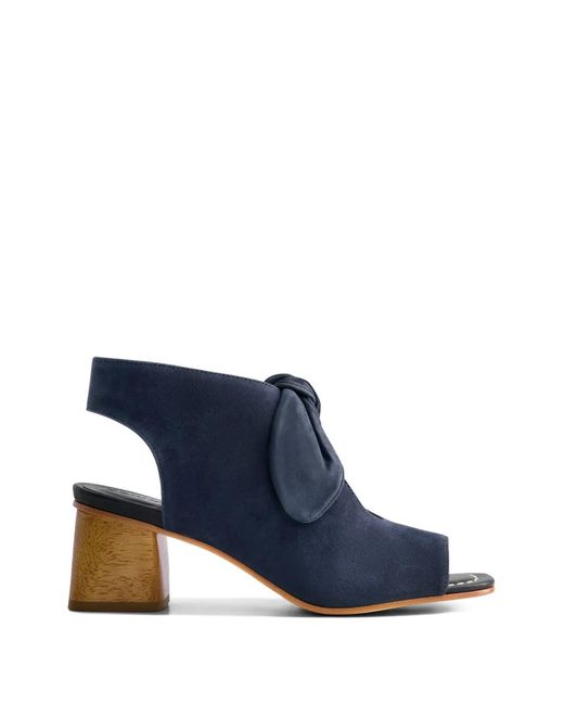 Bernardo Blue Lizzie Knot Sandals