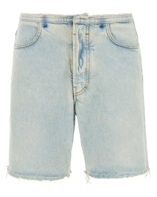 Givenchy Blue Denim Bermuda Shorts for men