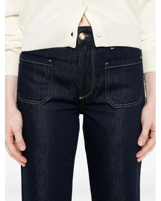 AG Jeans Blue Moya Straight Jeans