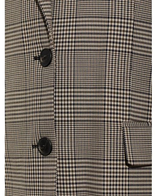 IRO Gray Check-Pattern Blazer