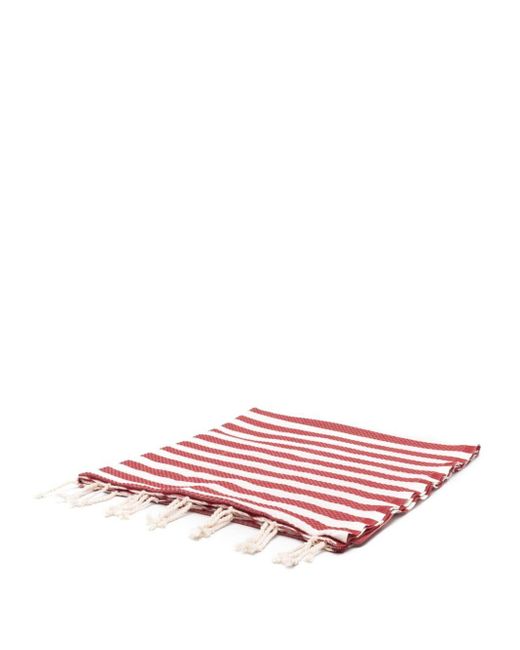 Mc2 Saint Barth Pink Classic Striped Beach Towel