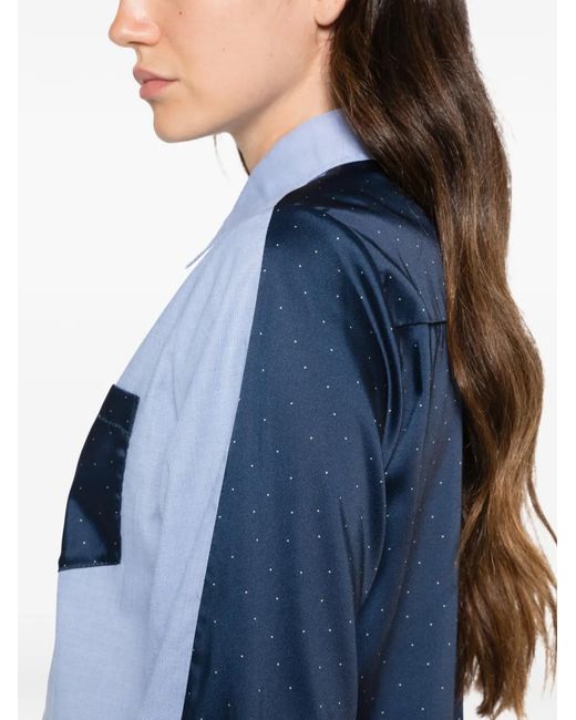 Liu Jo Blue Chest-Pocket Shirt