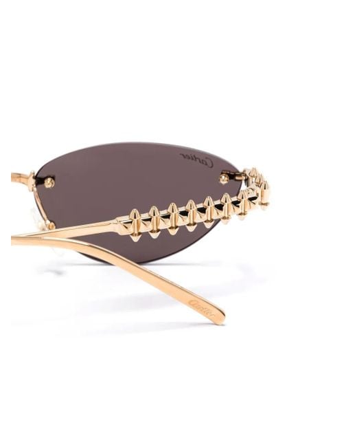 Cartier Metallic Clash Sunglasses