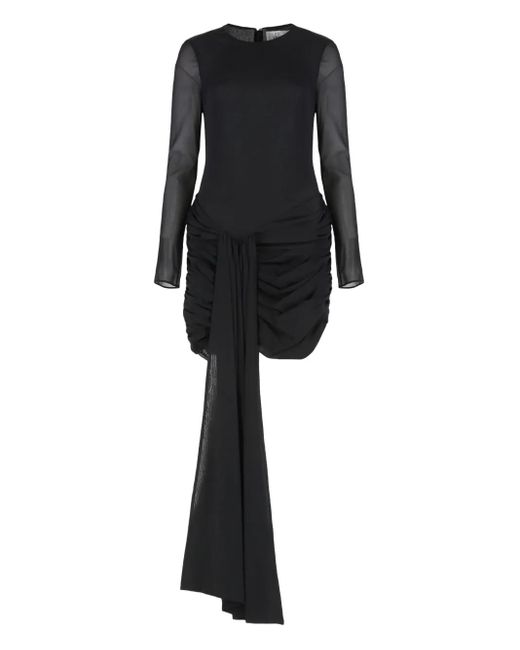 Robe Courte À Design Drapé GIUSEPPE DI MORABITO en coloris Black