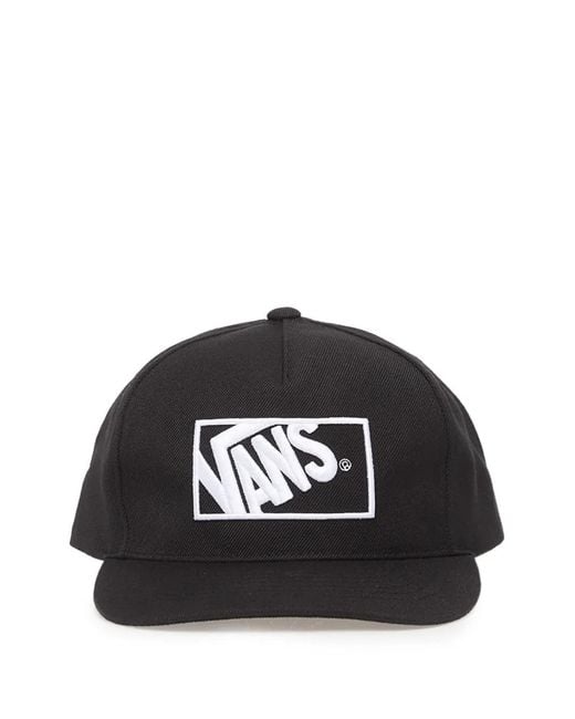Vans Black Logo-Patch Baseball Cap