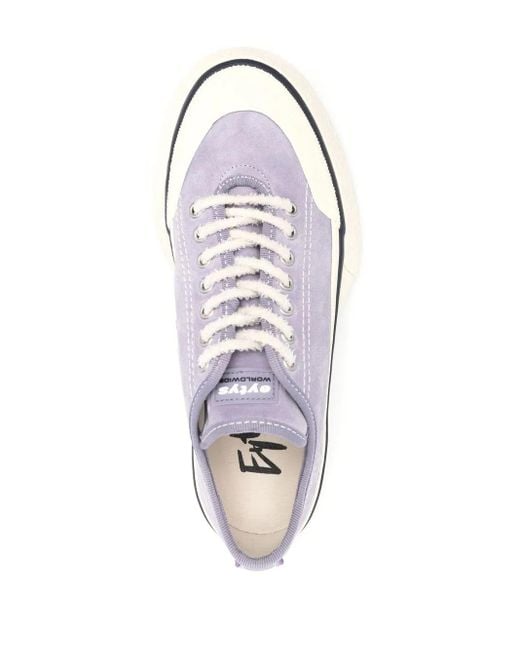 Eytys White Laguna Suede Lace-Up Sneakers for men