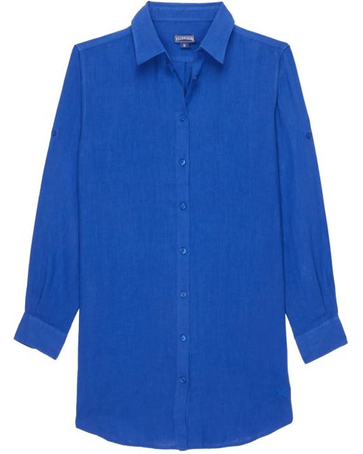 Vilebrequin Solid シャツドレス Blue