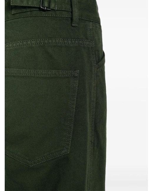 メンズ Lemaire ミッドライズ ストレートジーンズ Black