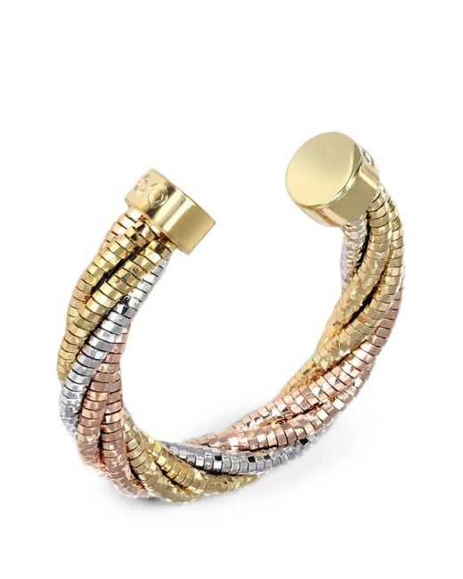 Anello Spring Twist di Desmo in Metallic