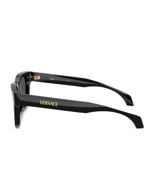 Versace Black Square Sunglasses for men