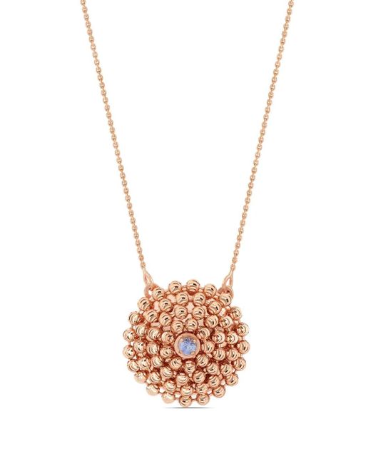 Officina Bernardi White 18Kt Rose Medium Mimosa Sapphire Necklace