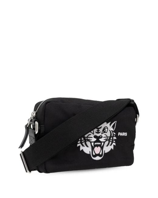 Borsa A Spalla Con Stampa di KENZO in Black da Uomo