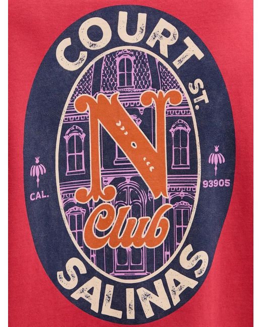 Napapijri Red Graphic T-Shirt for men