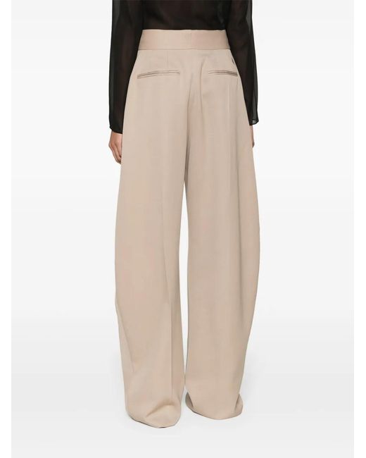 The Attico Natural Gary Virgin-wool Trousers