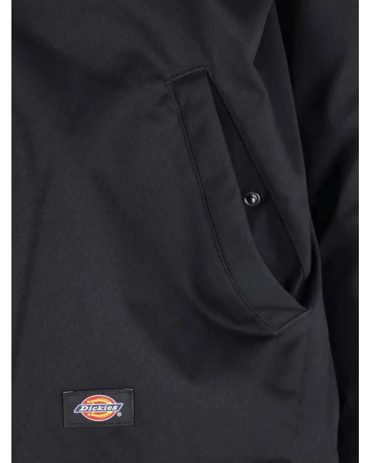 Dickies Black Eisenhower Shirt Jacket for men