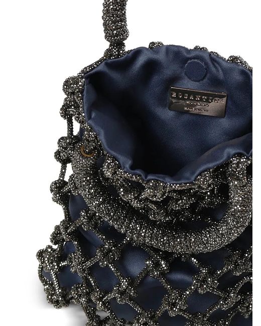 Sac À Main À Ornements En Cristal Rosantica en coloris Blue