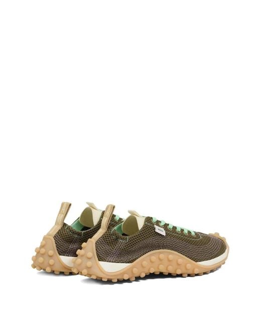 AMI Green Mirage Mesh Sneakers
