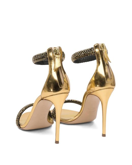 Casadei Metallic Heeled Shoes