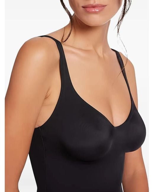 Wolford Black V-Neck Bodysuit