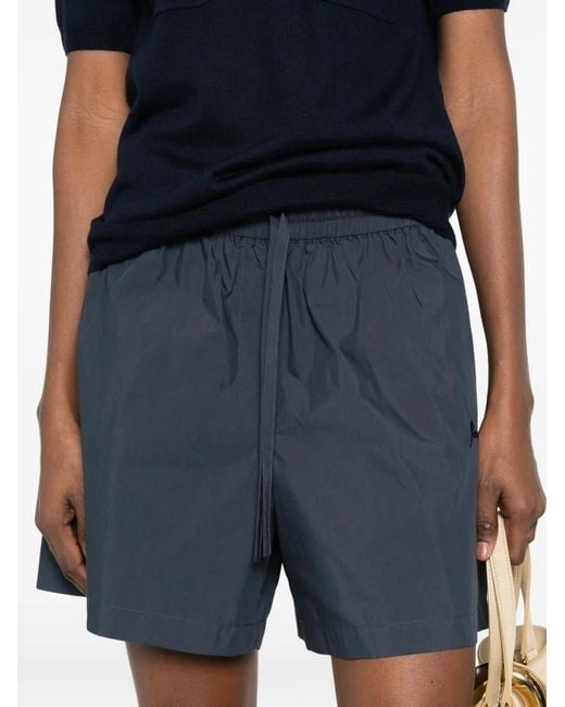 P.A.R.O.S.H. Blue Drawstring Shorts