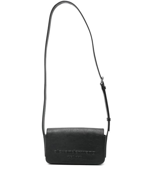 Alexander Wang White Punch Flap Crossbody