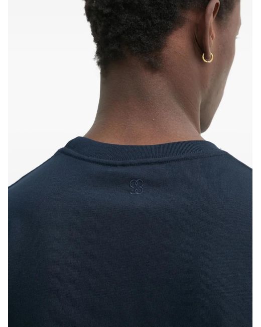 Filippa K Blue Boxy-Fit Cotton T-Shirt for men
