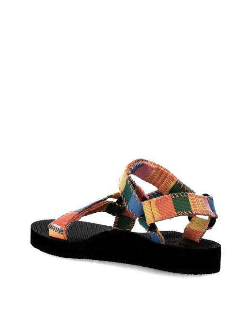 ARIZONA LOVE White Patchwork-Strap Sandals