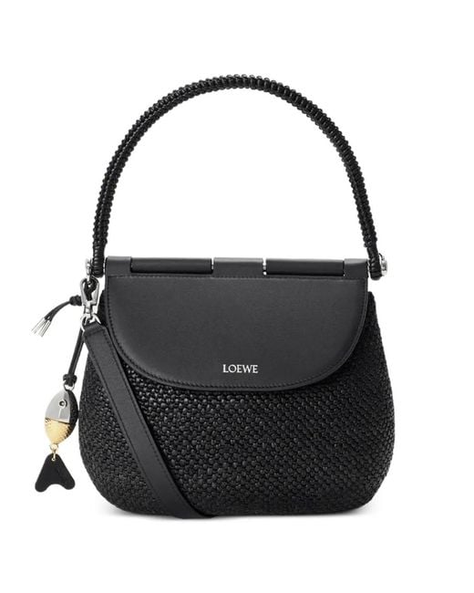 Loewe Black Medium Pescador Bag