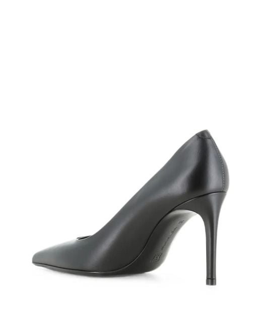 Sergio Levantesi Black Pointed-Toe Pumps