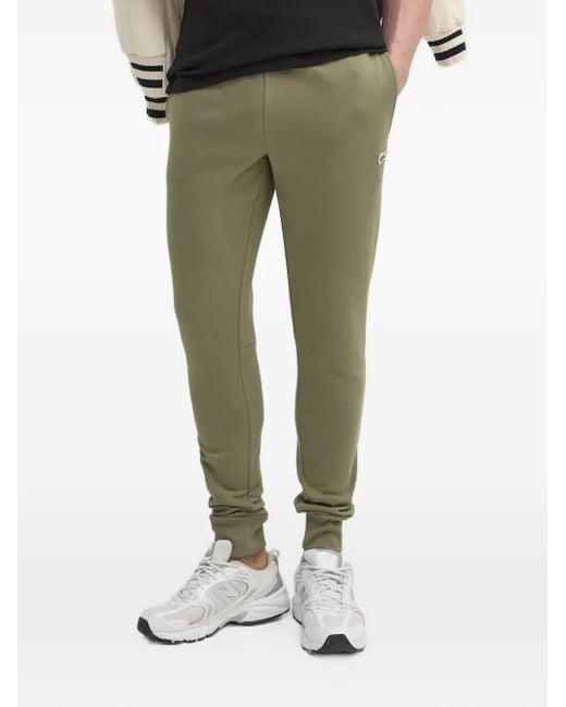 Pantaloni Sportivi Con Logo Ricamato di Lacoste in Green da Uomo