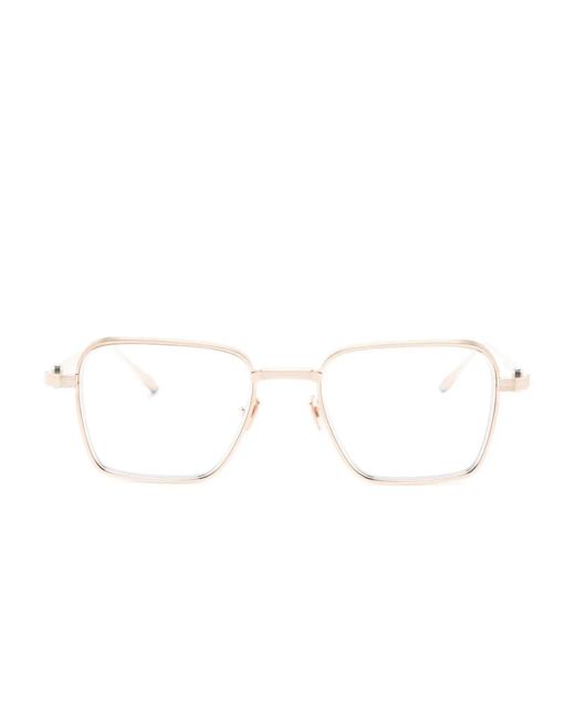 Akoni Natural Brille Mit Eckigem Gestell