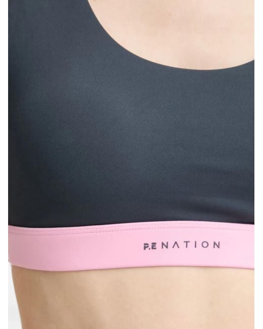 P.E Nation Blue Lumify Sports Bra