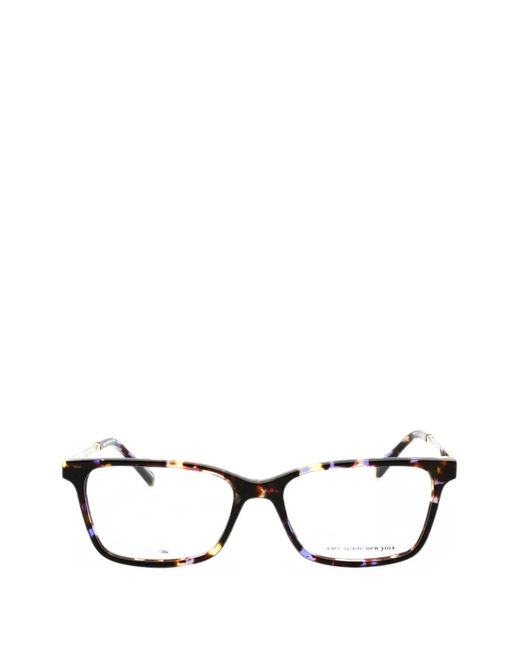Kate Spade Purple Melody Rectangle-Frame Glasses