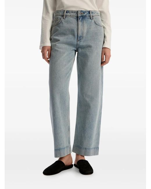 12 STOREEZ Blue Straight-Leg Jeans