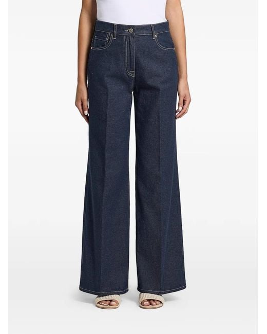 Peserico Blue Five-Pocket Jeans