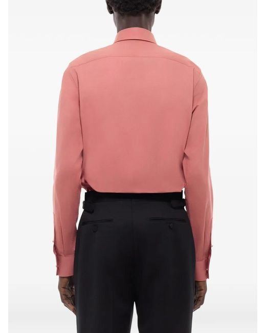 Camisa De Algodón Fursac de hombre de color Pink