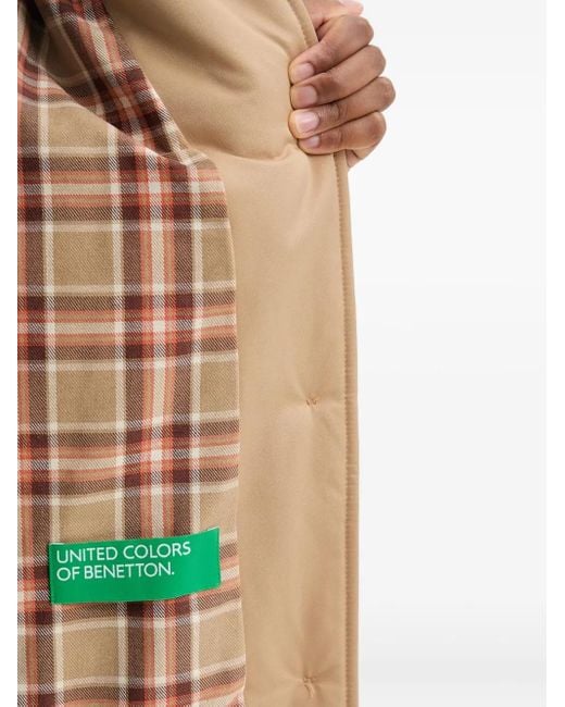 Benetton Natural Buttoned Coat