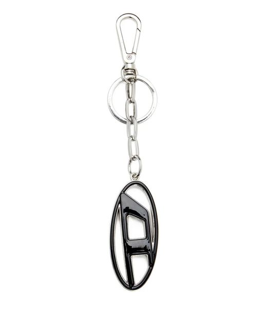 DIESEL Metallic Cage-D Keyring for men