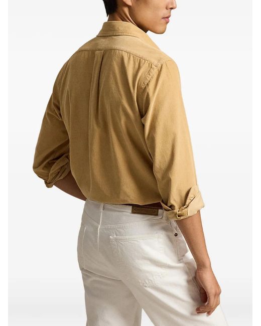 Polo Ralph Lauren Metallic Custom Fit Corduroy Shirt for men