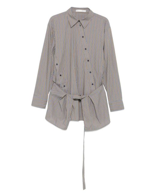 Camisa a rayas Christopher Esber de color Gray