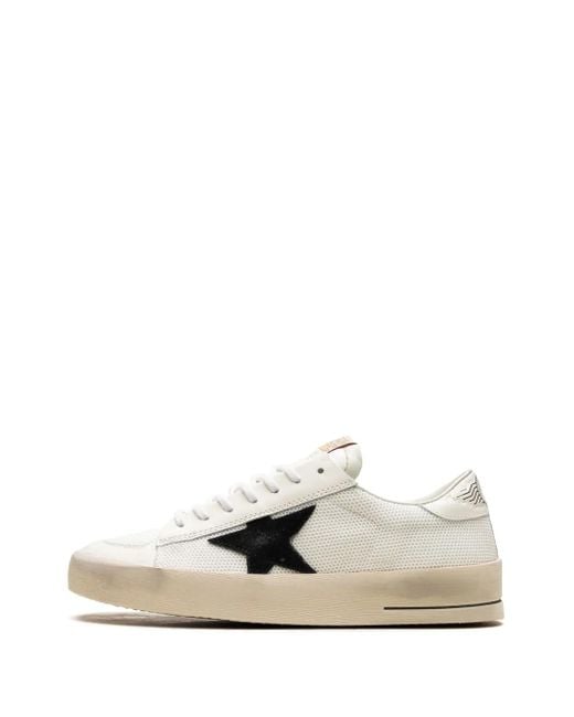 Golden Goose Deluxe Brand White Stardan Sneakers for men