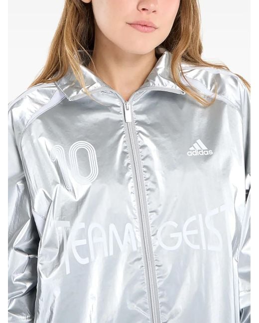 Veste Teamgeist Season 4 Adilenium Adidas en coloris Gray