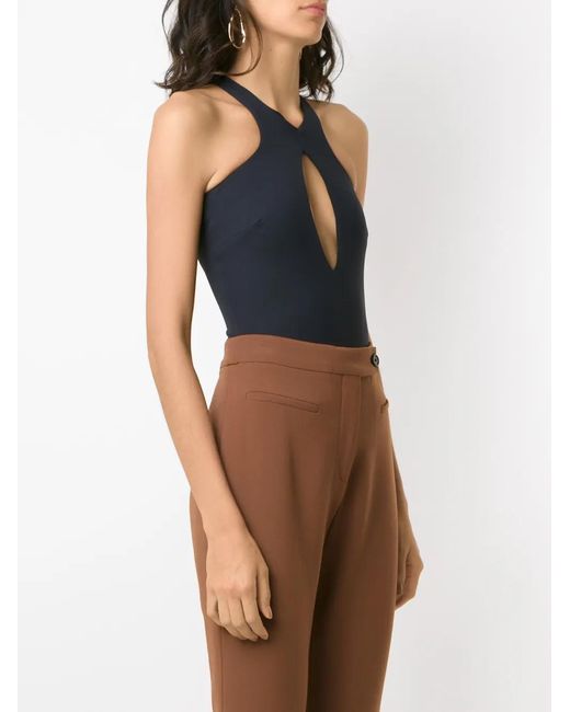 Amir Slama Black Central Keyhole Body