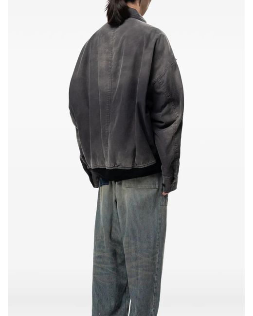 Maison Mihara Yasuhiro Gray Sun Faded Like Military Jacket for men