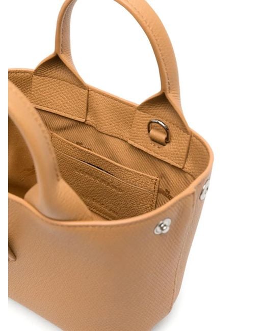 Longchamp Le Roseau Xs Shopper in het Natural