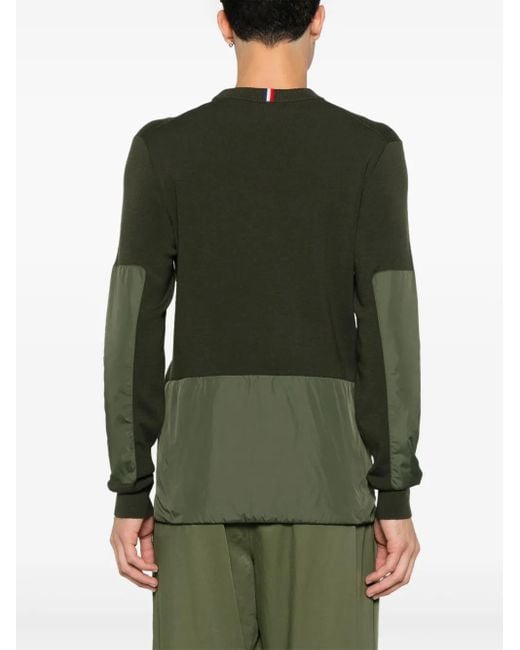 Pull À Patch Logo Moncler pour homme en coloris Green