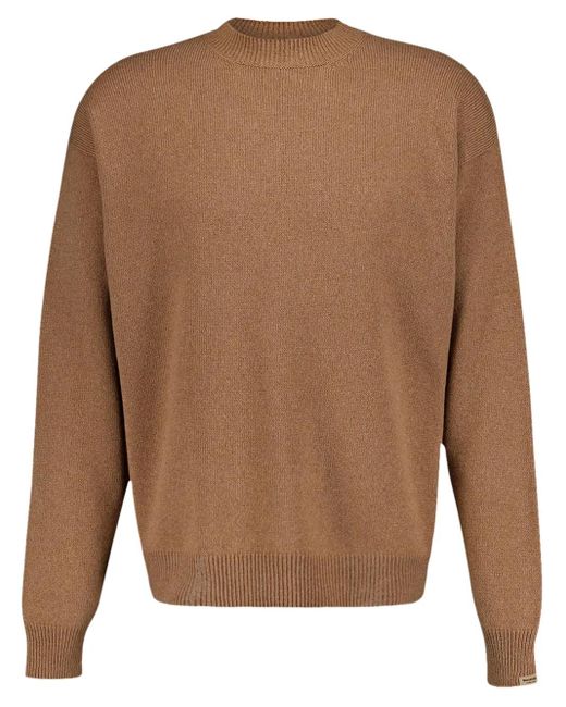 Balenciaga Klassischer Kaschmirpullover in Brown für Herren